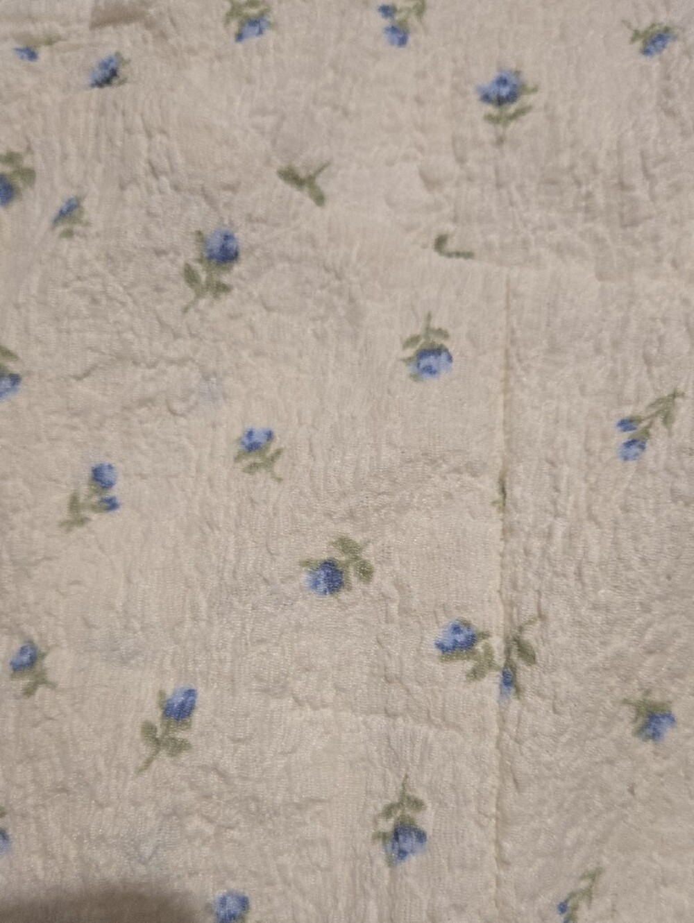 Madden Girl Cream Slip Dress with Blue Floral Print - Picture 3 of 7